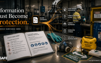 Hazardous Substances in the SWMS: Linking SDS to Controls